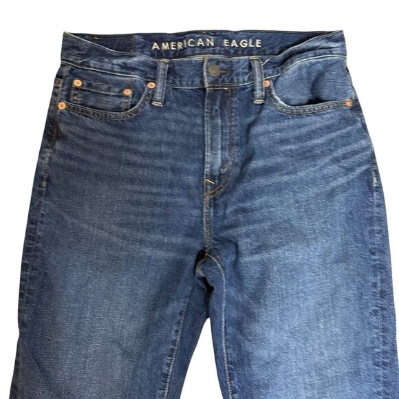 American Eagle Loose Fit Men's Jeans Tagged Size 30x32 -  Measures 32" x 30.5" - Picture 2 of 7